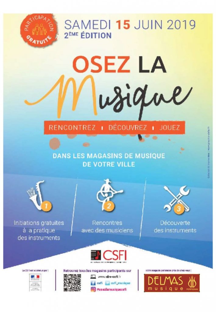 Delmas Musique OLM-publication-709x1024 Osez la musique le 15 Juin 2019 à Perpignan chez Delmas Musique 