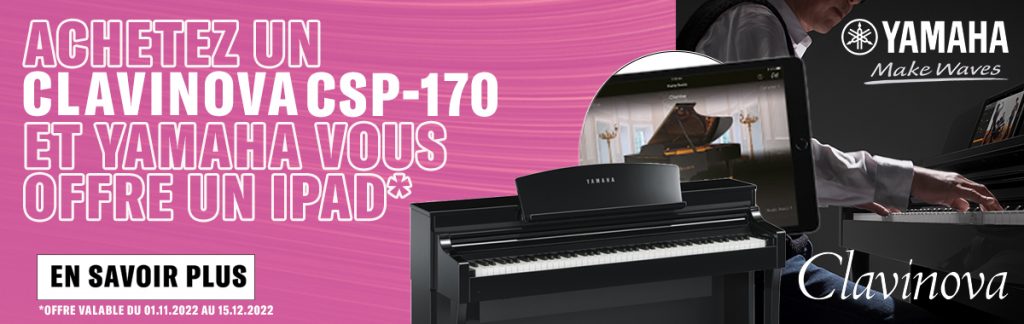Delmas Musique CLP-IPAD-1200X380-1024x324 Gagnez un iPad pour l'achat d'un Yamaha Clavinova CSP-170 