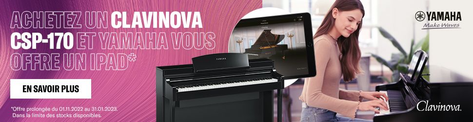Delmas Musique RE9A0rJA Gagnez un iPad pour l'achat d'un Yamaha Clavinova CSP-170 
