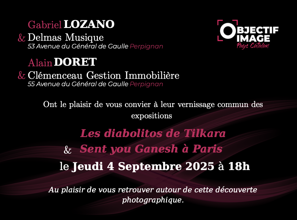 Delmas Musique Exposition Objectif Image Pays Catalan (Festival Off) 2025 & Vernissage 4 Septembre Delmas Musique image Exposition Objectif Image Pays Catalan (Festival Off) 2025 & Vernissage 4 Septembre